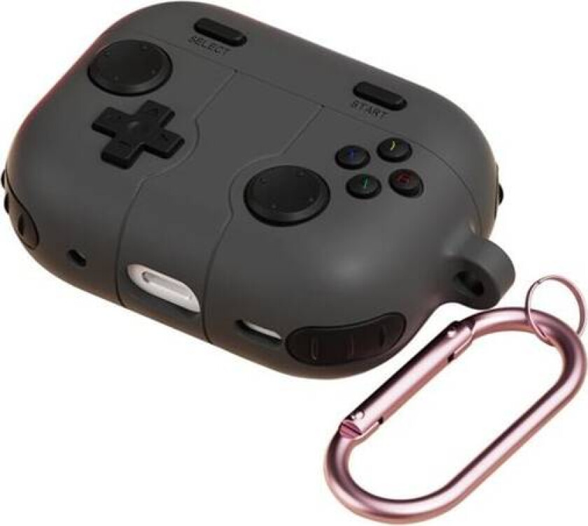 Silikondeksel i spillkontrolldesign til AirPods Pro 3 – Grå