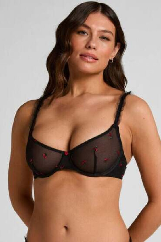 Uvattert bh med bøyle Chelsey Svart