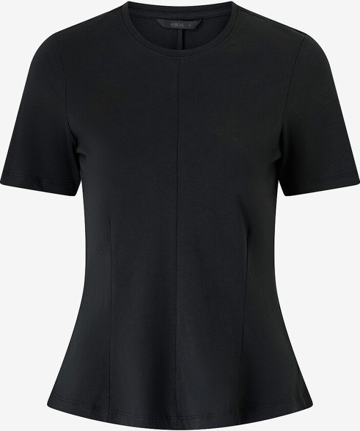 Topp med peplum-design - Svart