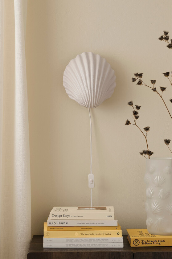 Vegglampe Shelley - Hvit