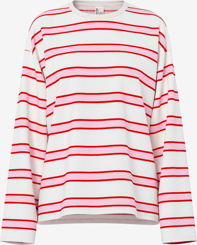 Topp Pcmila LS Loose Tee Jrs BC - Rosa
