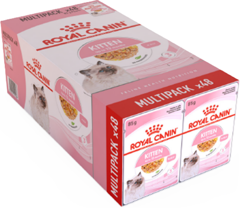 Bilde av Feline Kitten Gravy Multipack x 48 - Katt - Kattefôr & kattemat - Våtfôr og våtmat - Royal Canin