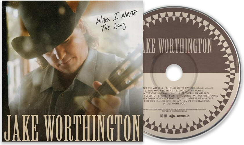 Jake Worthington When I Write The Song CD