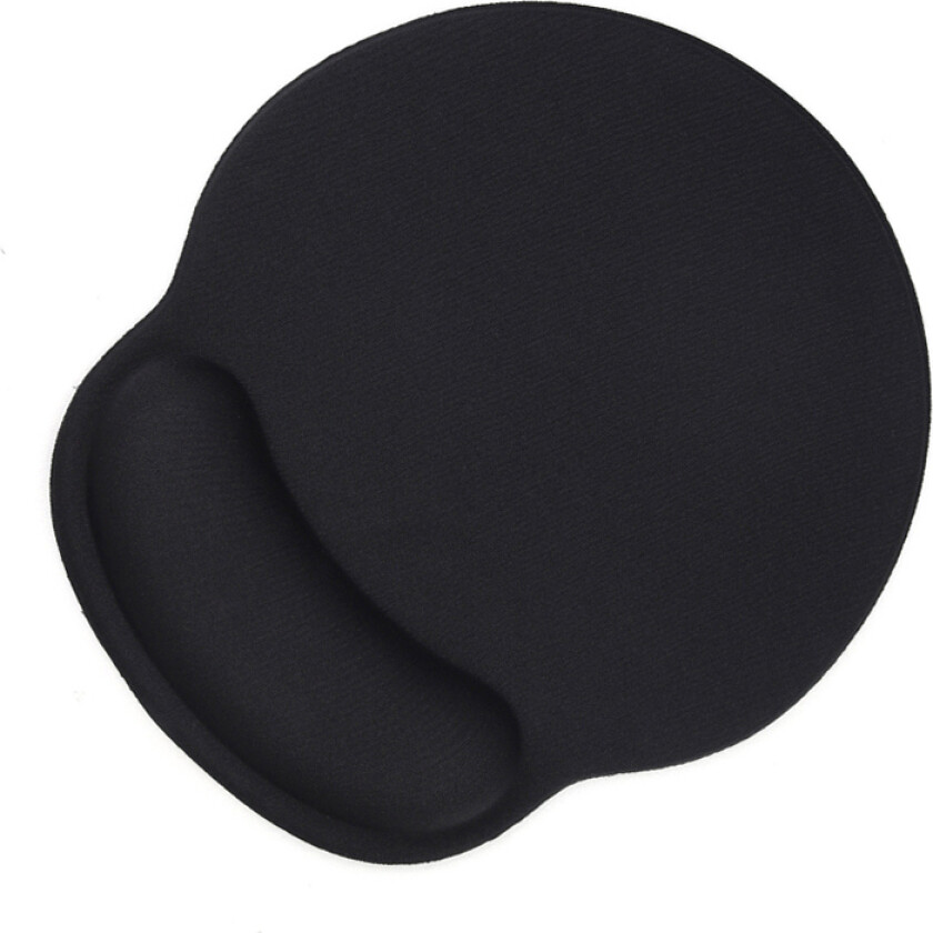 Ergonomisk musematte med håndleddstøtte Black