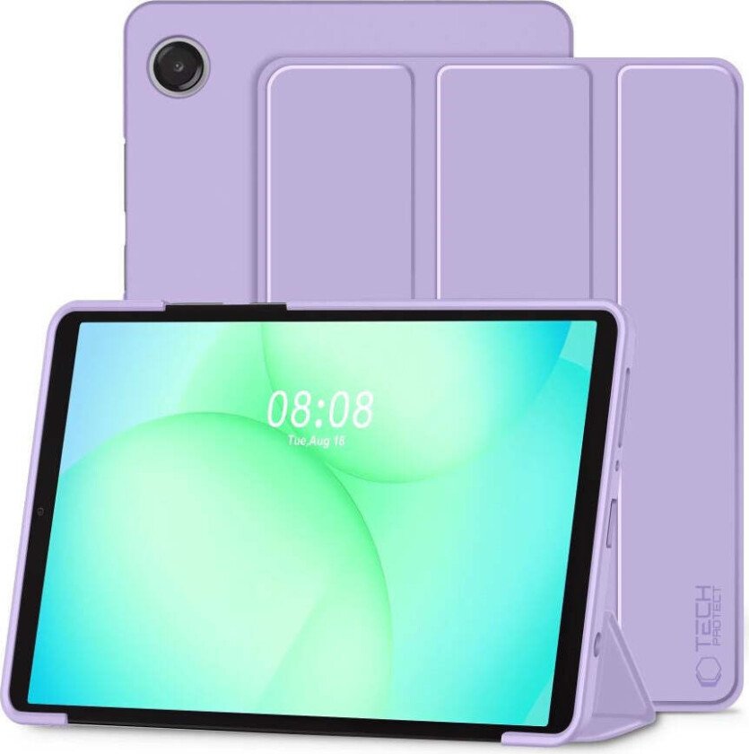 Samsung Galaxy Tab A11 / A9 Tech-Protect Smartcase Flip Deksel - Lilla