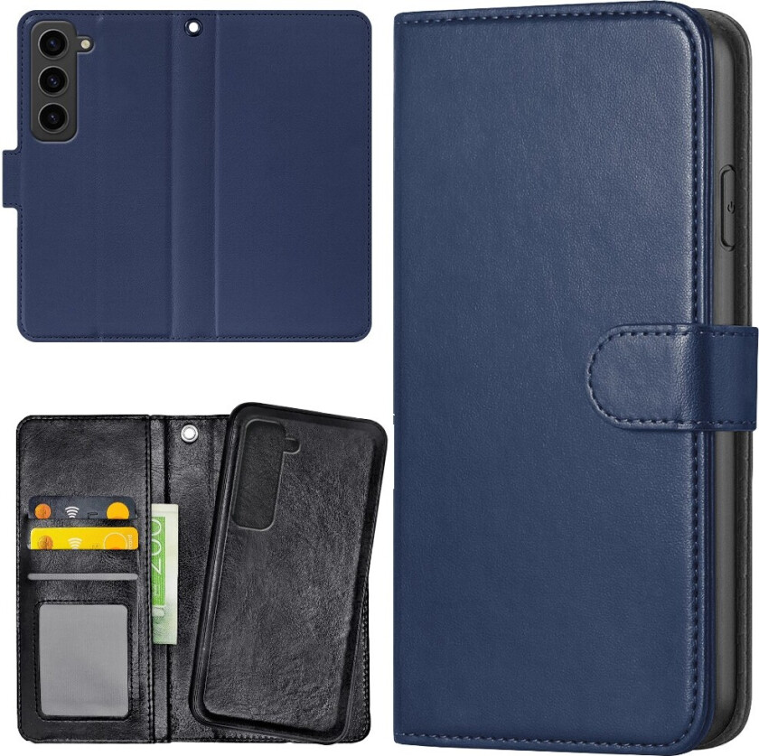 Samsung Galaxy S23 - Lommebok Deksel Mørkblå