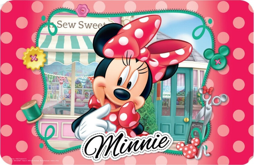 Disney Minni Mus spisebrikke 43x28 cm