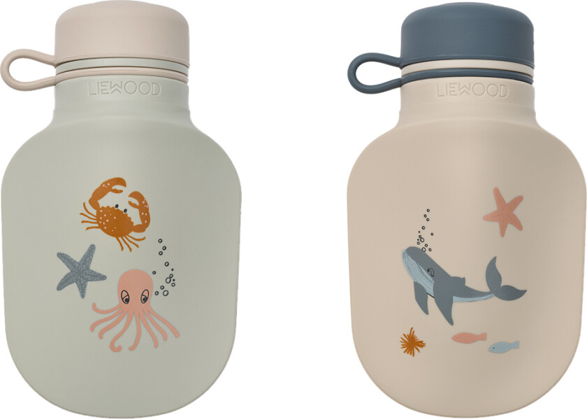 Drikkeflaske - Lizzie Smoothie Bottle - 2-pack - Sea Opp - - OneSize - Drikkeflaske
