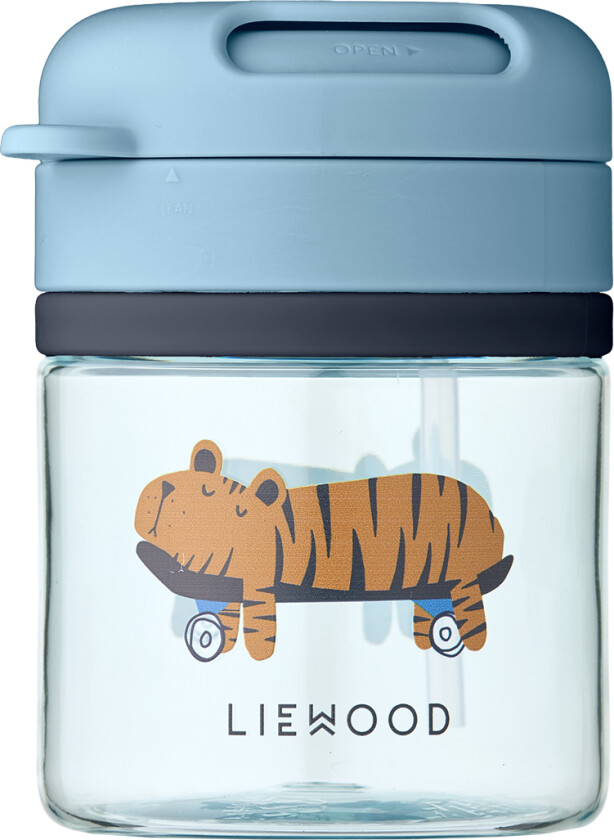 Kopp m. Sugerør - Pavia - 280 ml - Fun/Strand Blue - - OneSize - Kopp