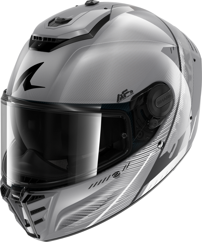 Helhjelm Shark RS Speed-Tech Svart/Hvit/SilverS
