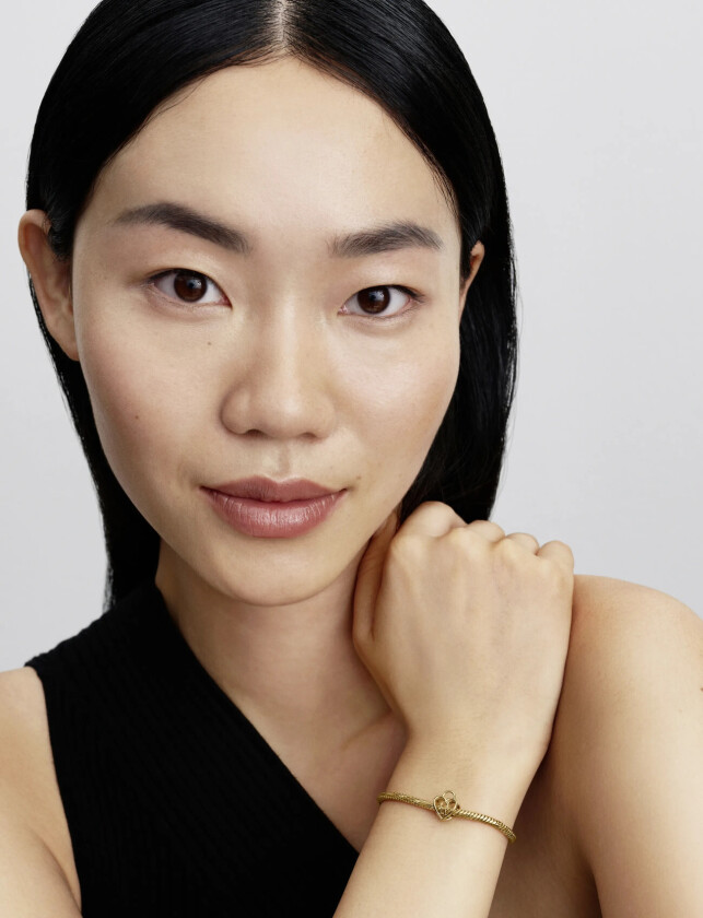 Openwork Heart Padlock Charm - Gold - ONE SIZE