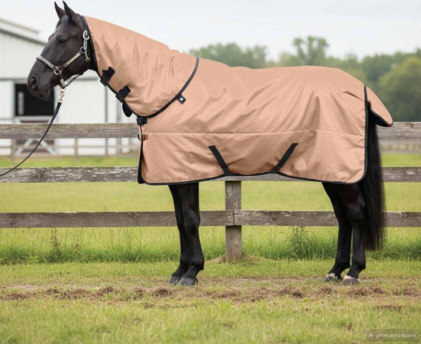 Hestepledd Cappuccino 145 cm Polyester