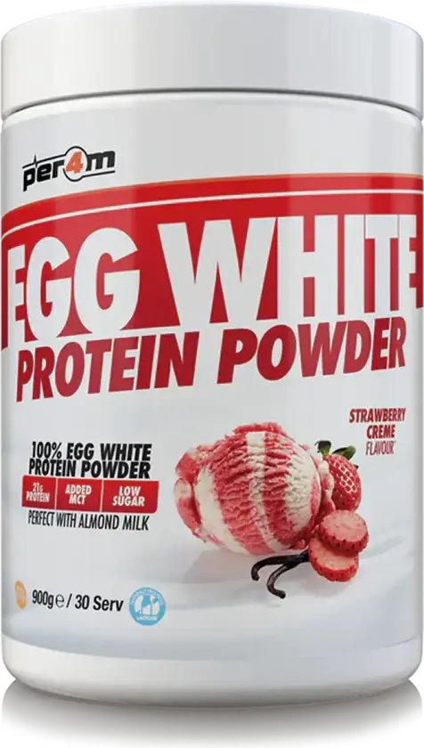 Egg White Protein Powder - 900g - Strawberry Creme