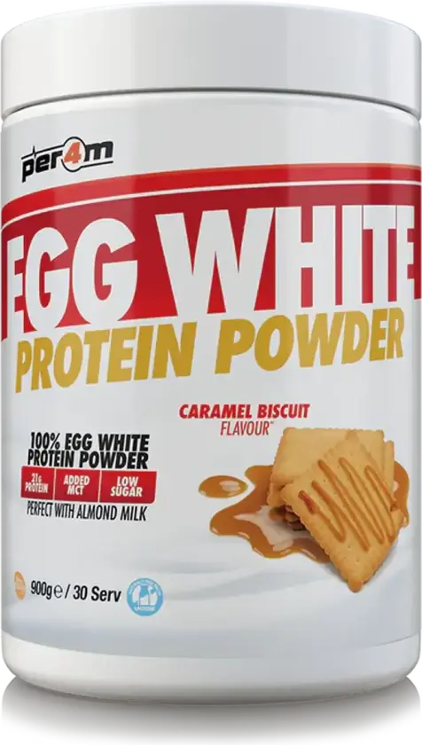 Egg White Protein Powder - 900g - Caramel Biscuit