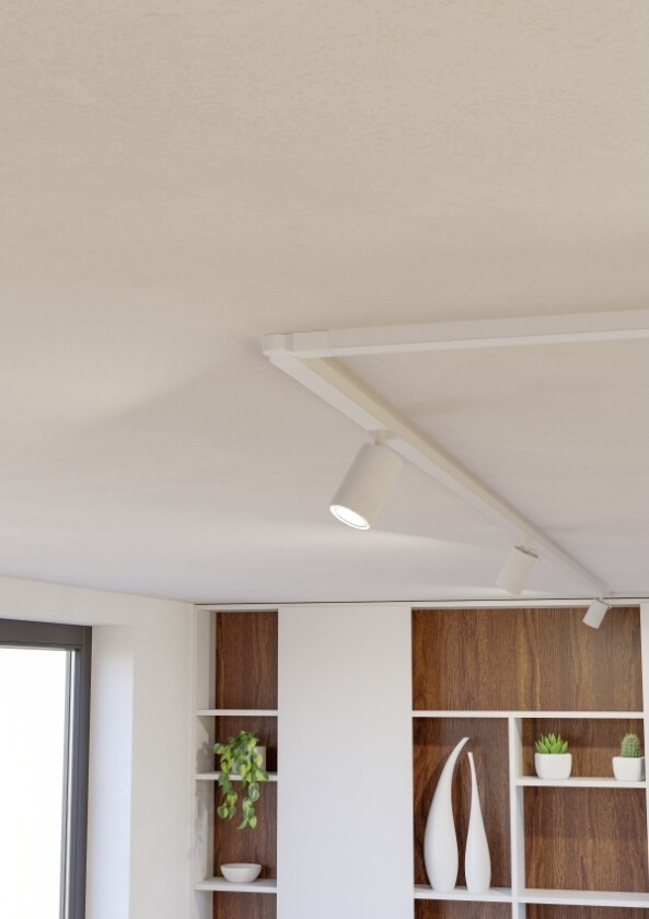 EASYT SPOT TUBE GU10 HVID