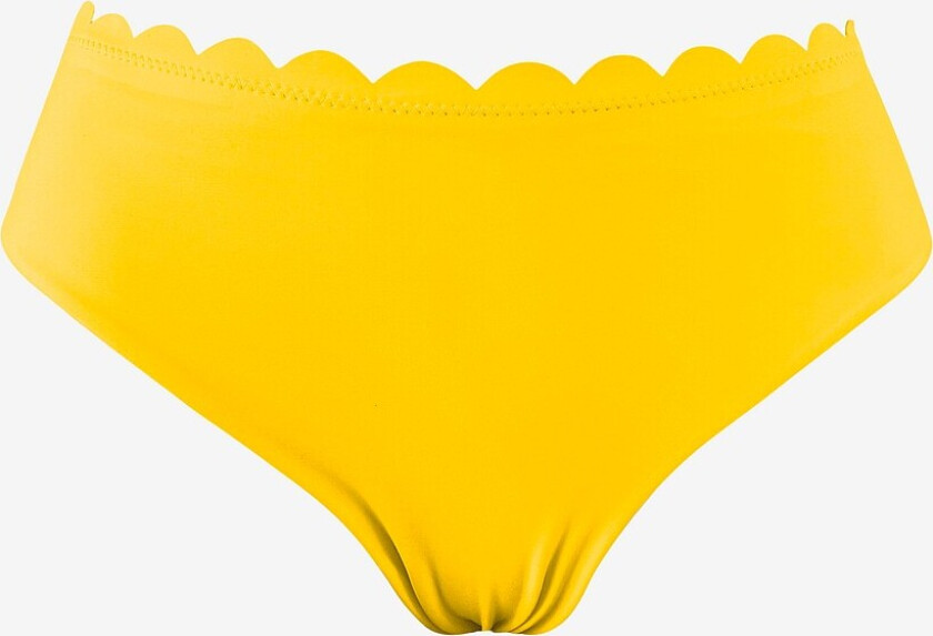Bikinitruse New Venus Scallop Mid Rise Bottom - Gul