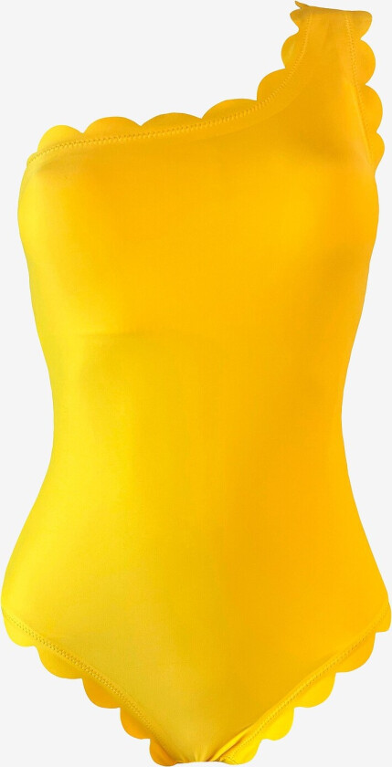 Badedrakt New Venus Scallop Over One Shoulder Onepiece - Gul