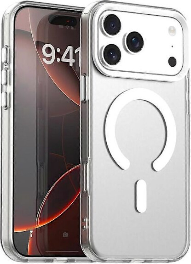 1 stk iPhone 17 Pro-deksel, Transparent – Slank og støtsikker beskyttelse