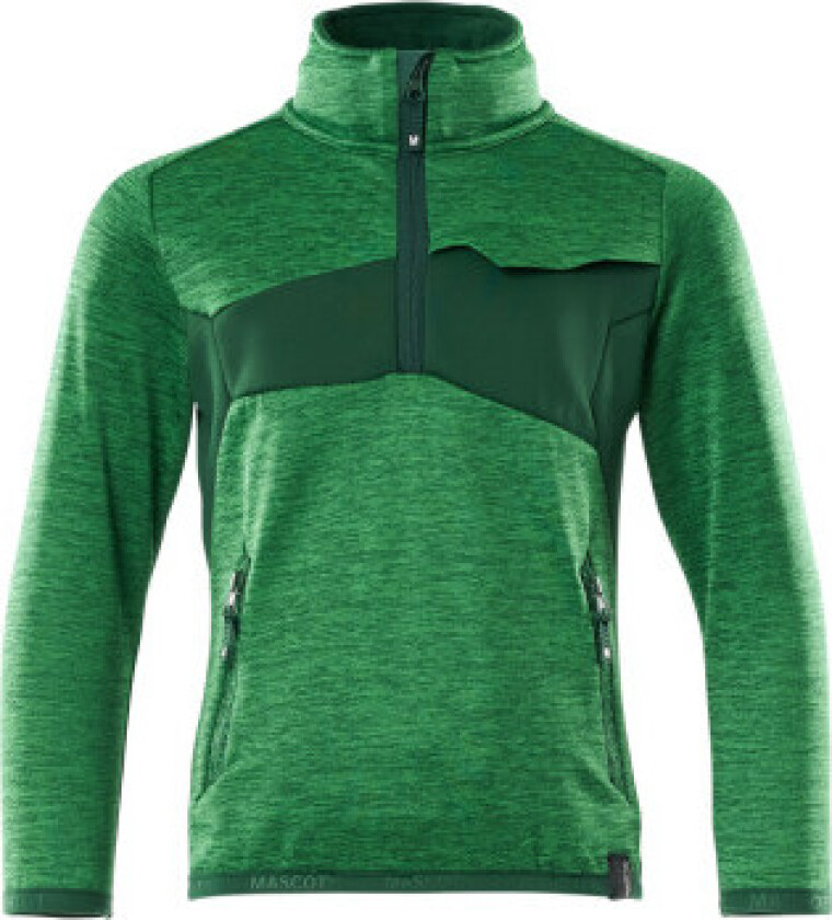 Mascot fleecegenser for barn 18903-316, gressgrønn/grønn, størrelse 152