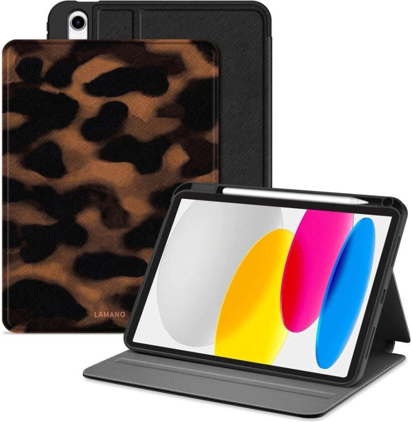 iPad 10.9" (2024 / 2022) / 11" (2025) Tech-Protect Lamano Flip Deksel - Panther