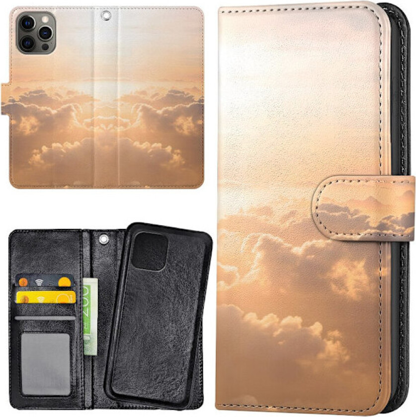 iPhone 12 Pro Max - Lommebok Deksel Clouds