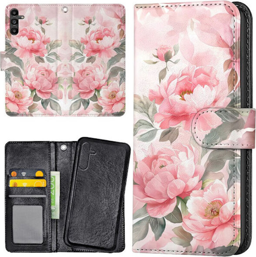 Samsung Galaxy A17 5G - Lommebok Deksel Flowers