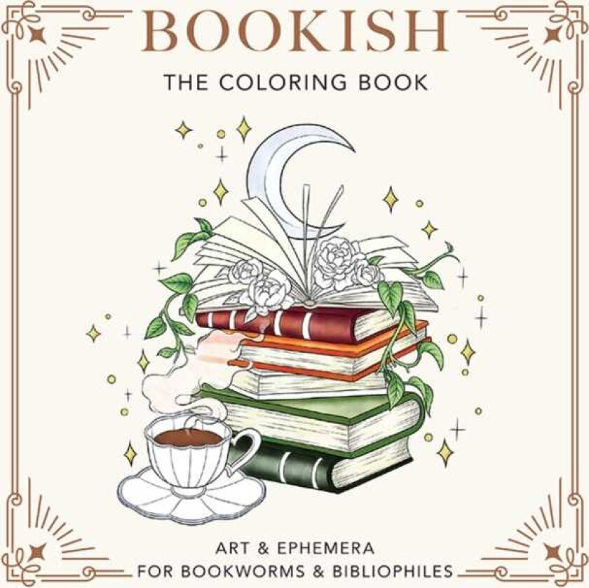 Bookish: The Coloring Book Art & Ephemera for Bookworms & Bibliophiles