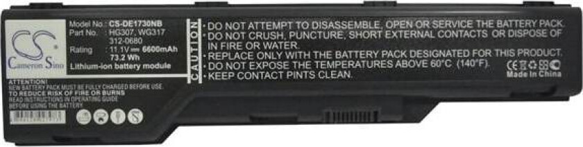 Batteri til bærbar PC for DELL XPS M1730