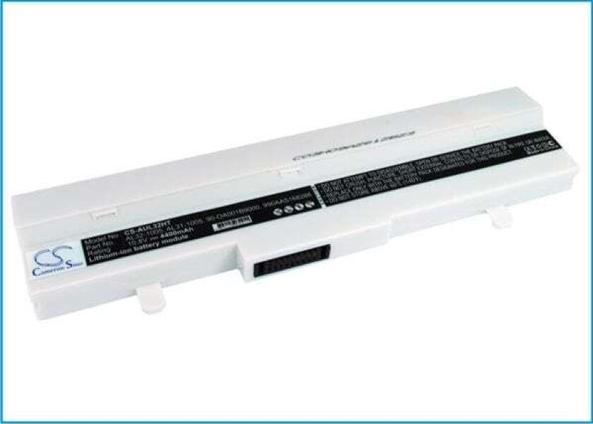 Batteri til bærbar PC for Asus Eee PC 1005HA, Eee PC 1005HA-BLK140X og andre.