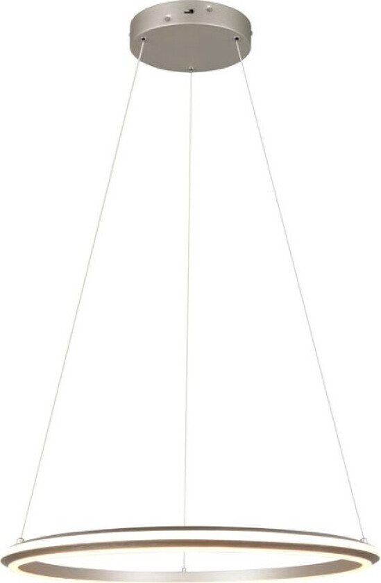 Pendellampe TRIO Amador - 75 cm, Børstet stål