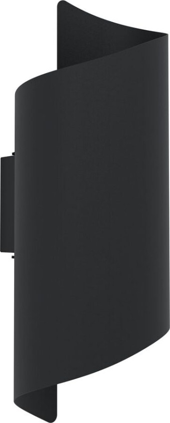 Utvendig vegglampe Montarello - Sort