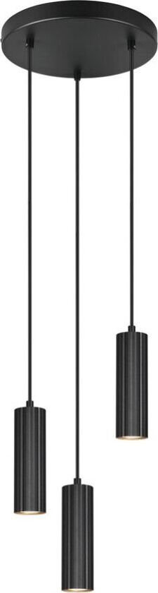 Pendellampe TRIO Soka - Matt svart