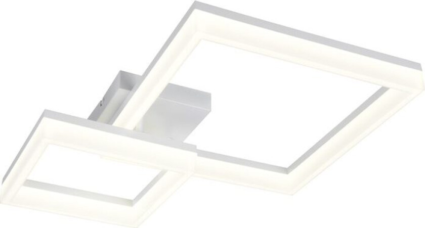 Taklampe TRIO Camino - 2 lamper, Matt hvit