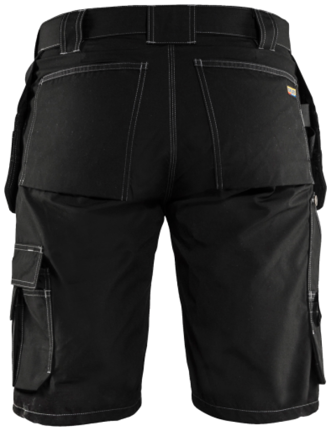 HÅNDVERKERSHORTS LETT SVART C48
