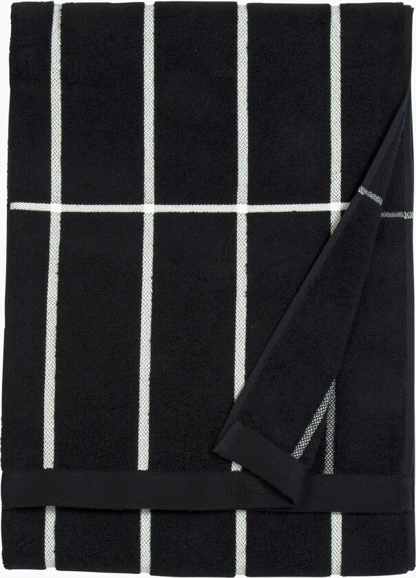 Tiiliskivi Bath Towel 70X150Cm - Black - 70X 150CM