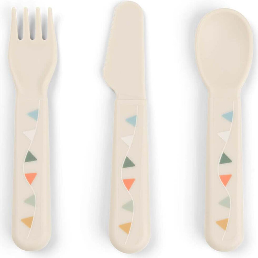Foodie Cutlery Set - Celebration Sand - 12 x 2 x 1 cm