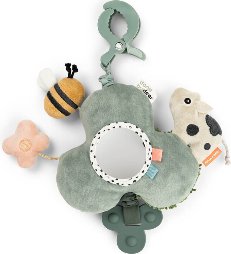 Activity mirror w/clip Tiny farm Green (4263113)