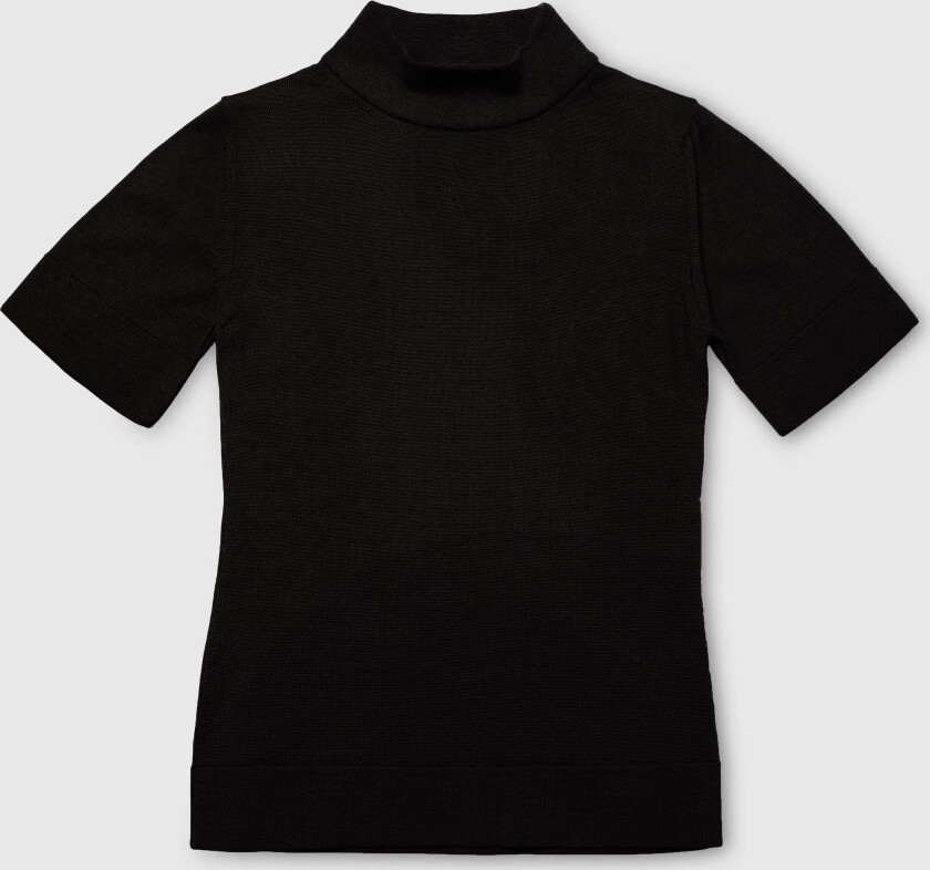 Merino Short Sleeve Polo - S / 90 Black