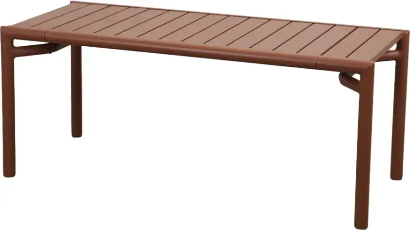 Bliss salongbord/benk Desert red, aluminium