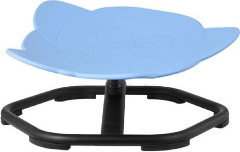 Bilde av Barnestol med sving, elefantform, 54x54x25,5 cm, blå, sensorisk lekesete