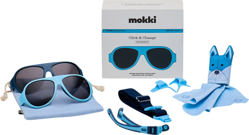 Solbriller - Klikk og endre - Blå - - 2-5 år (92-110) - Solbriller