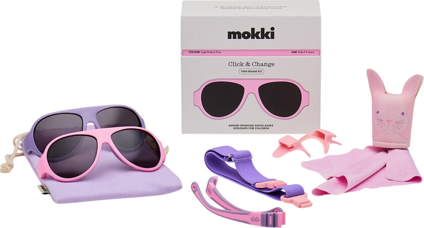 Solbriller - Klikk og endre - Rosa - - 2-5 år (92-110) - Solbriller
