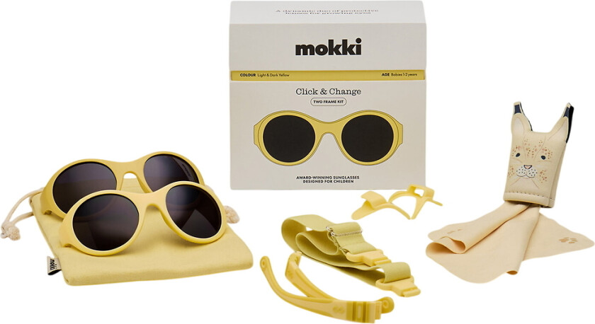 Solbriller - Klikk og endre - Gul - - 1-2 år (80-92) - Solbriller