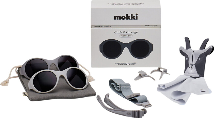 Solbriller - Klikk og endre - Grå - - 1-2 år (80-92) - Solbriller
