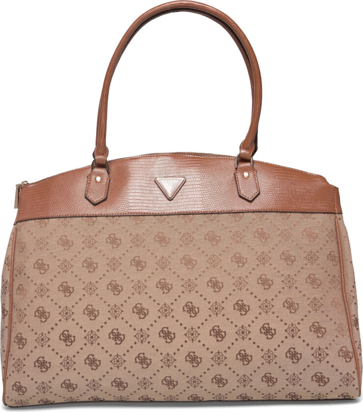 Melinda Logo Deluxe Dome Tote - Beige - ONE SIZE