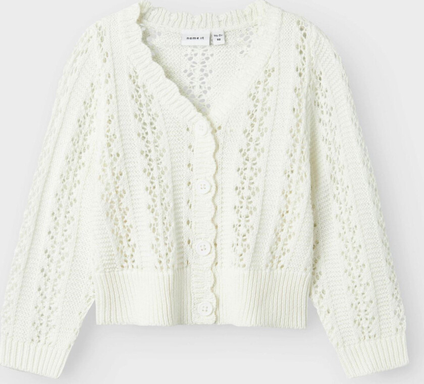 Tana Knit Cardigan Xxv - Hvit - Barn - Festdrakt