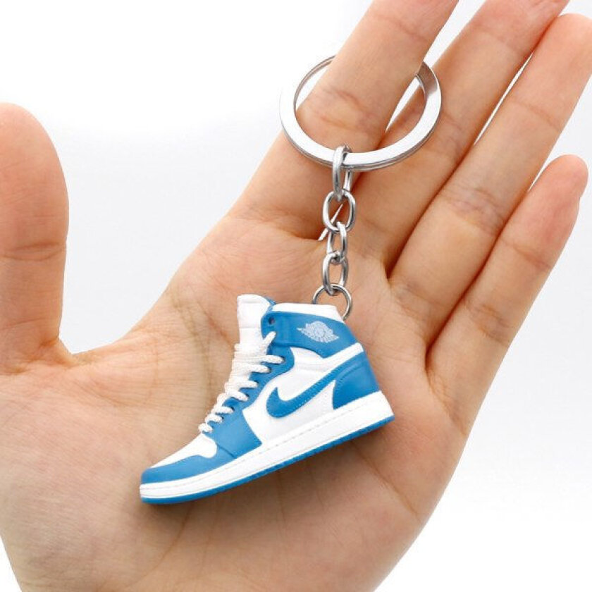 3D Mini Air Sneaker Nøkkelring AJ Modell Sko Nøkkelring Gutt Menn Ryggsekk