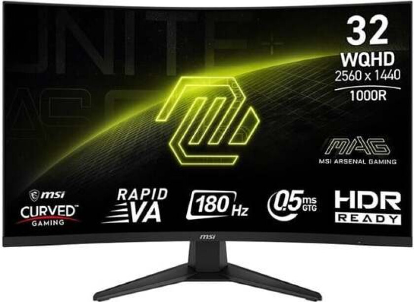 32" MSI MAG 325CQF - LED monitor - curved - 32"