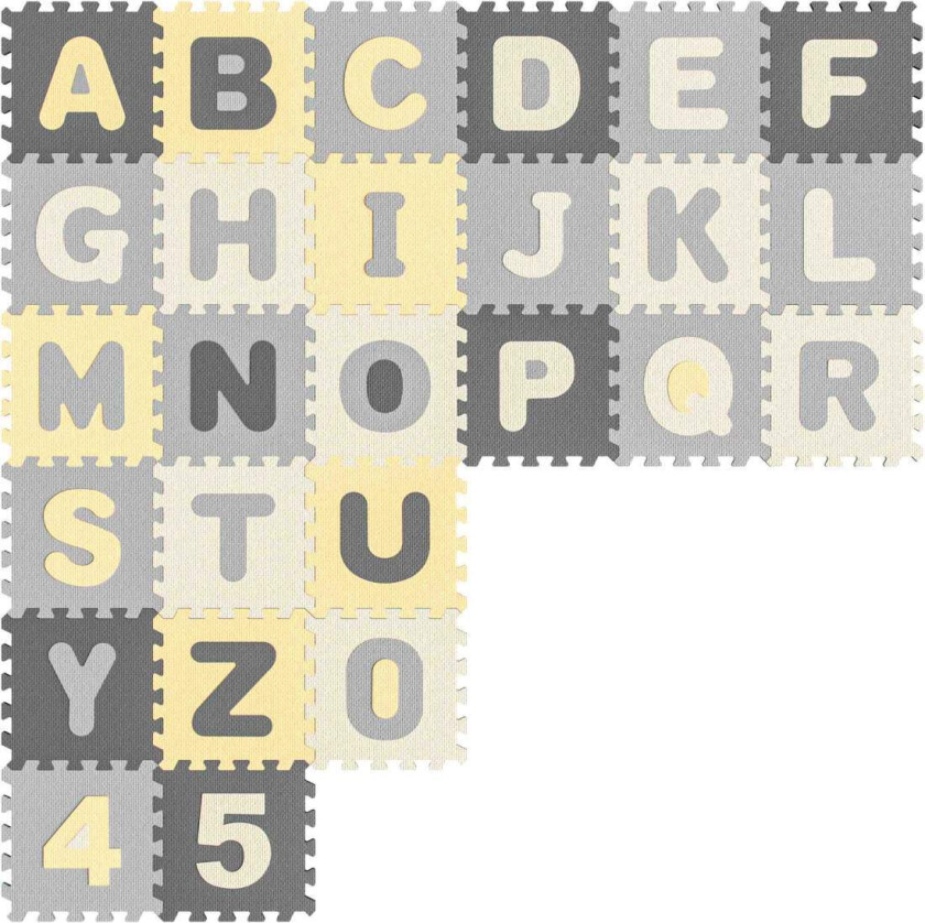 Bilde av Puslespillmatte for barn, 86 deler, EVA-skum, 3,3 m²