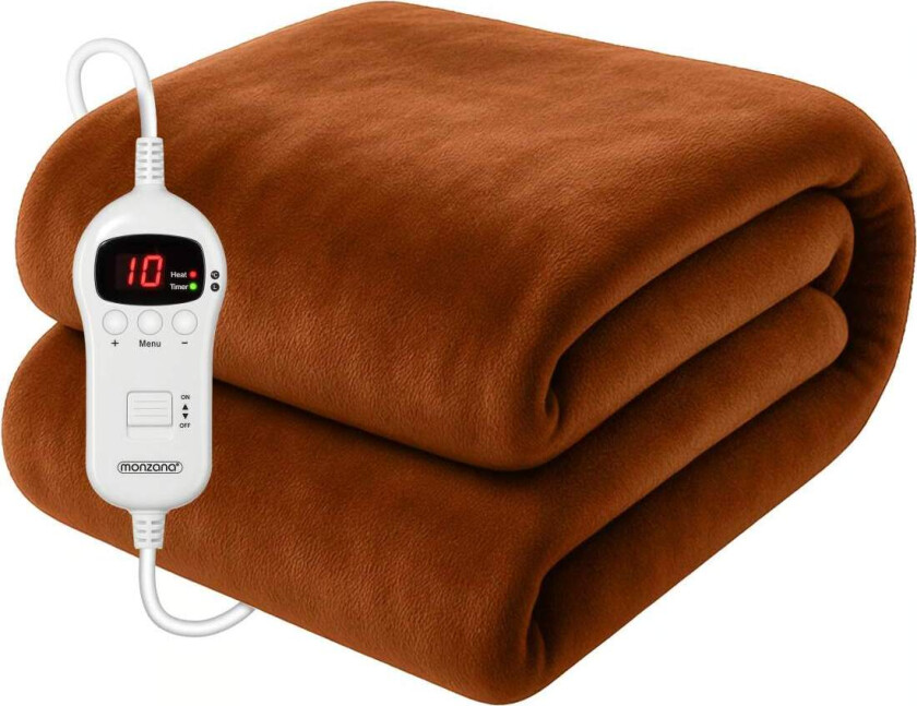 Elektrisk varmeteppe, hurtigoppvarming, 180x130cm, 9 nivåer